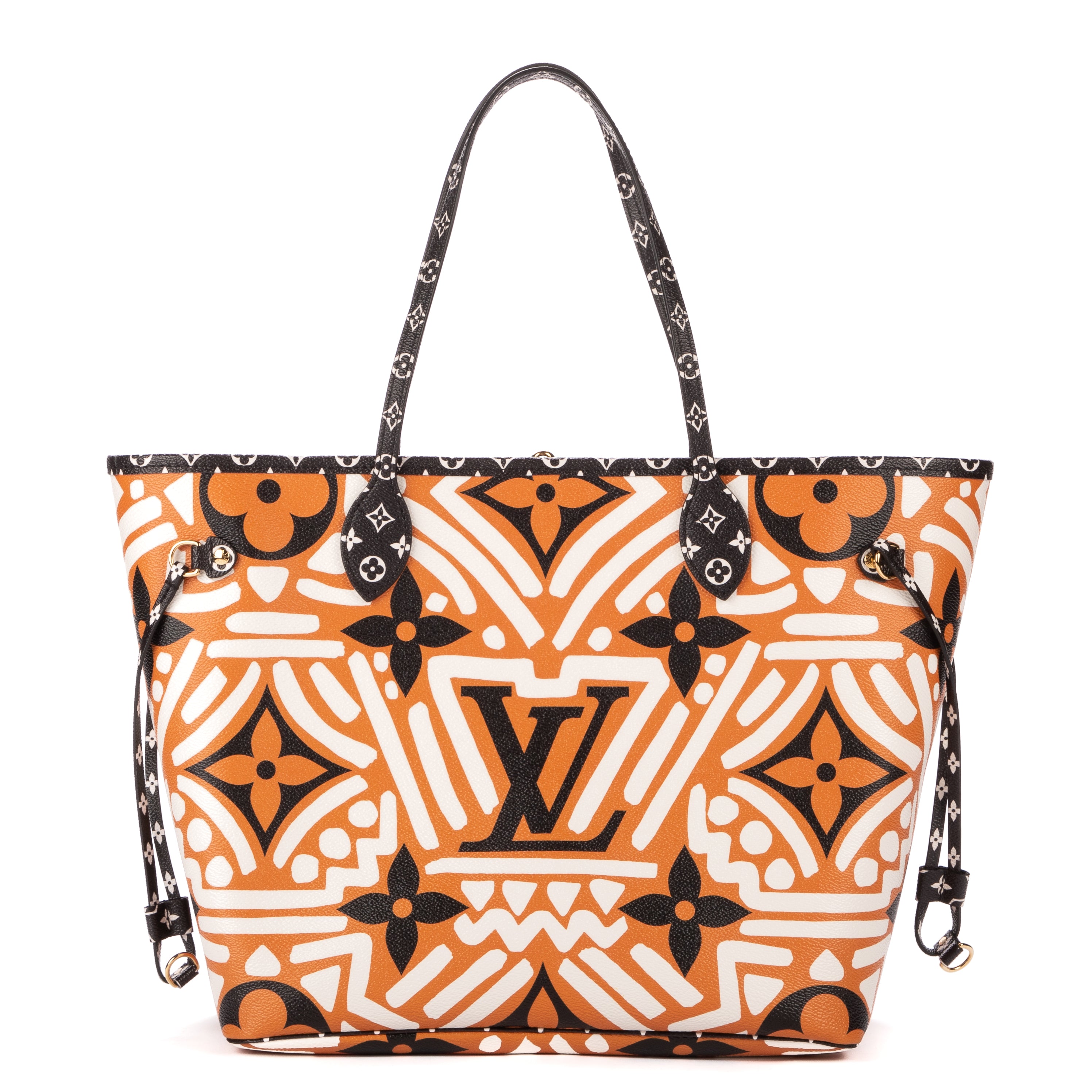 Shoulder Bag Ltd. Ed. Crafty Neverfull MM Orange Monogram Giant Crafty