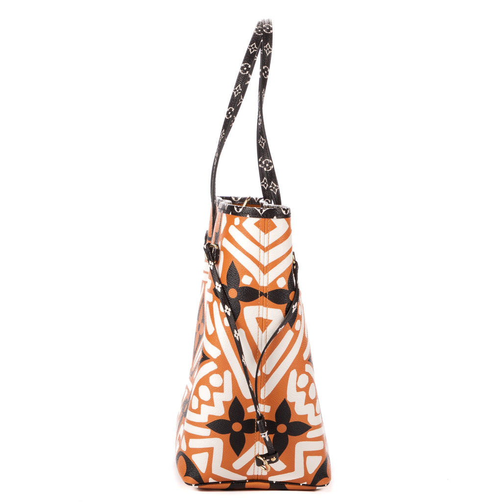 Bolso de Hombro Ed. Limitada Crafty Neverfull MM Naranja Monogram Giant Crafty