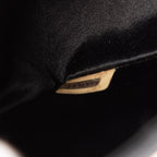 Shoulder Bag Classic Mini Timeless Square Flap Black Satin Canvas