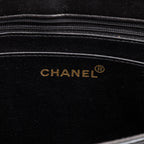 Handbag Tote Chain top handle Black Patent Leather
