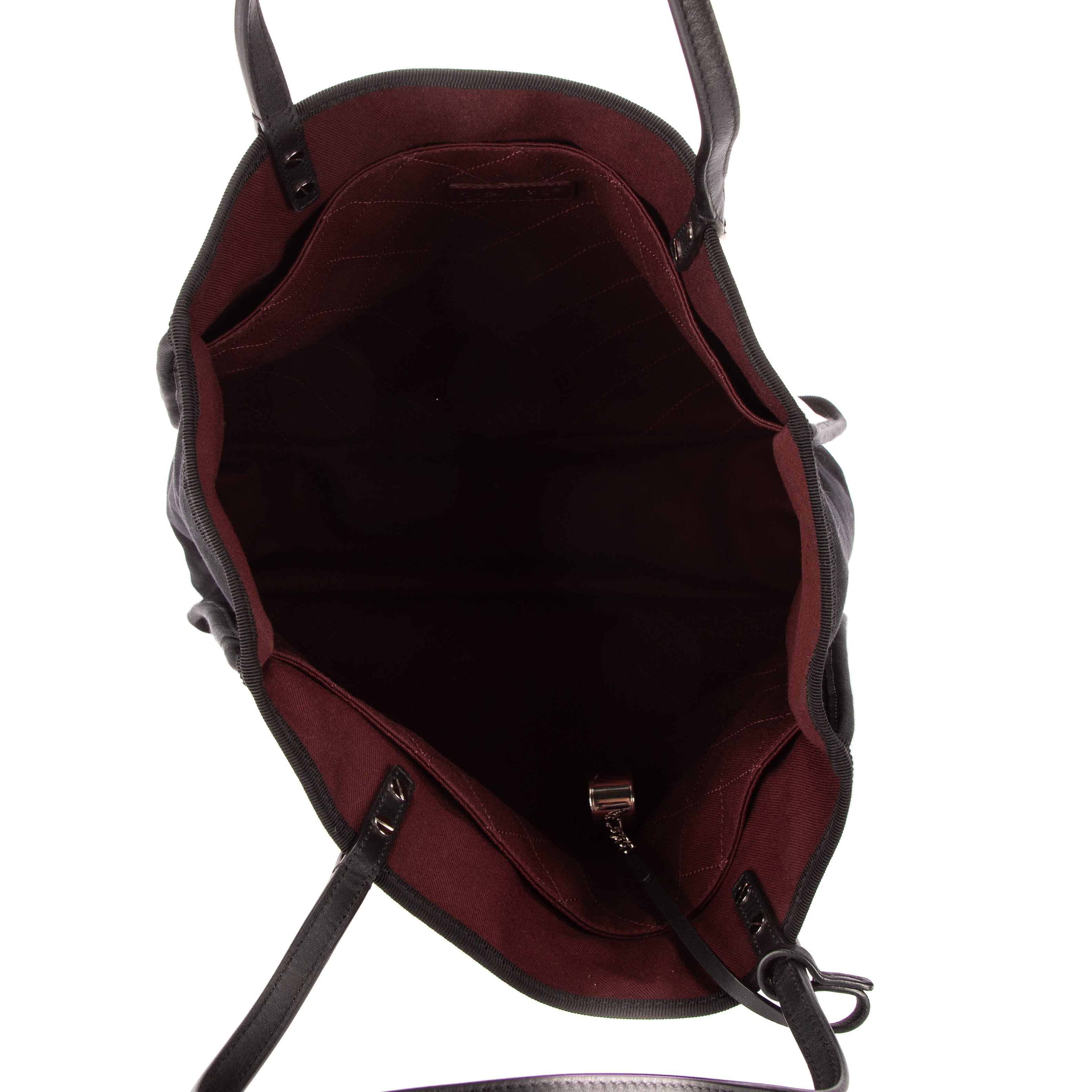 Bolso de Hombro Tote 5x5=CC Lona de Tela Blanca