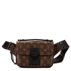Waist Bag Sling S Lock Messenger Brown Monogram Canvas