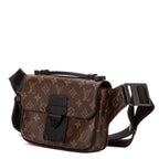 Waist Bag Sling S Lock Messenger Brown Monogram Canvas