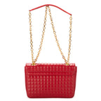 Bandolera Bolso C Piel de becerro roja
