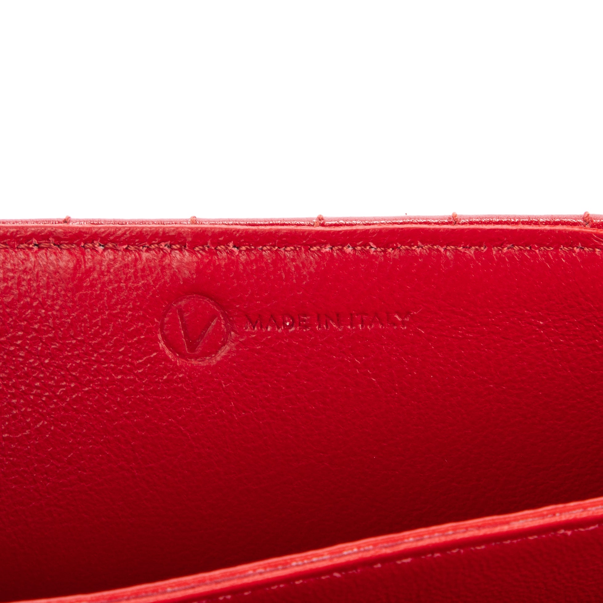 Bandolera Bolso C Piel de becerro roja