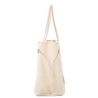 Bolso de hombro Ed. Ltda. Yayoi Kusama Flower Neverfull MM Cuarzo Blanco Monograma Empreinte Lunares Infinitos