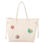 Bolso de hombro Ed. Ltda. Yayoi Kusama Flower Neverfull MM Cuarzo Blanco Monograma Empreinte Lunares Infinitos