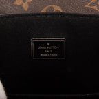 Mochila Hot Spring de piel Vernis negra/lona Monogram
