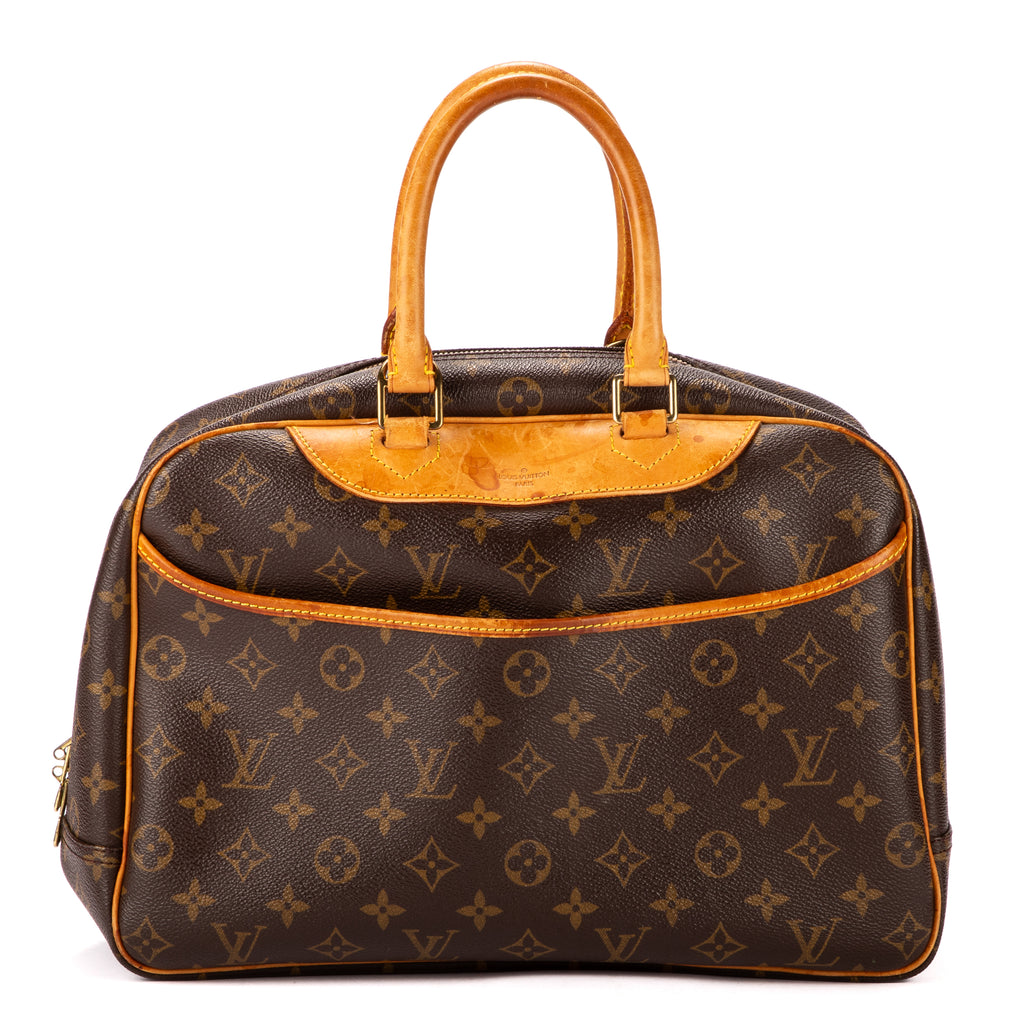 Handbag Deauville Brown Monogram Canvas
