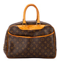 Handbag Deauville Brown Monogram Canvas