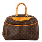 Handbag Deauville Brown Monogram Canvas