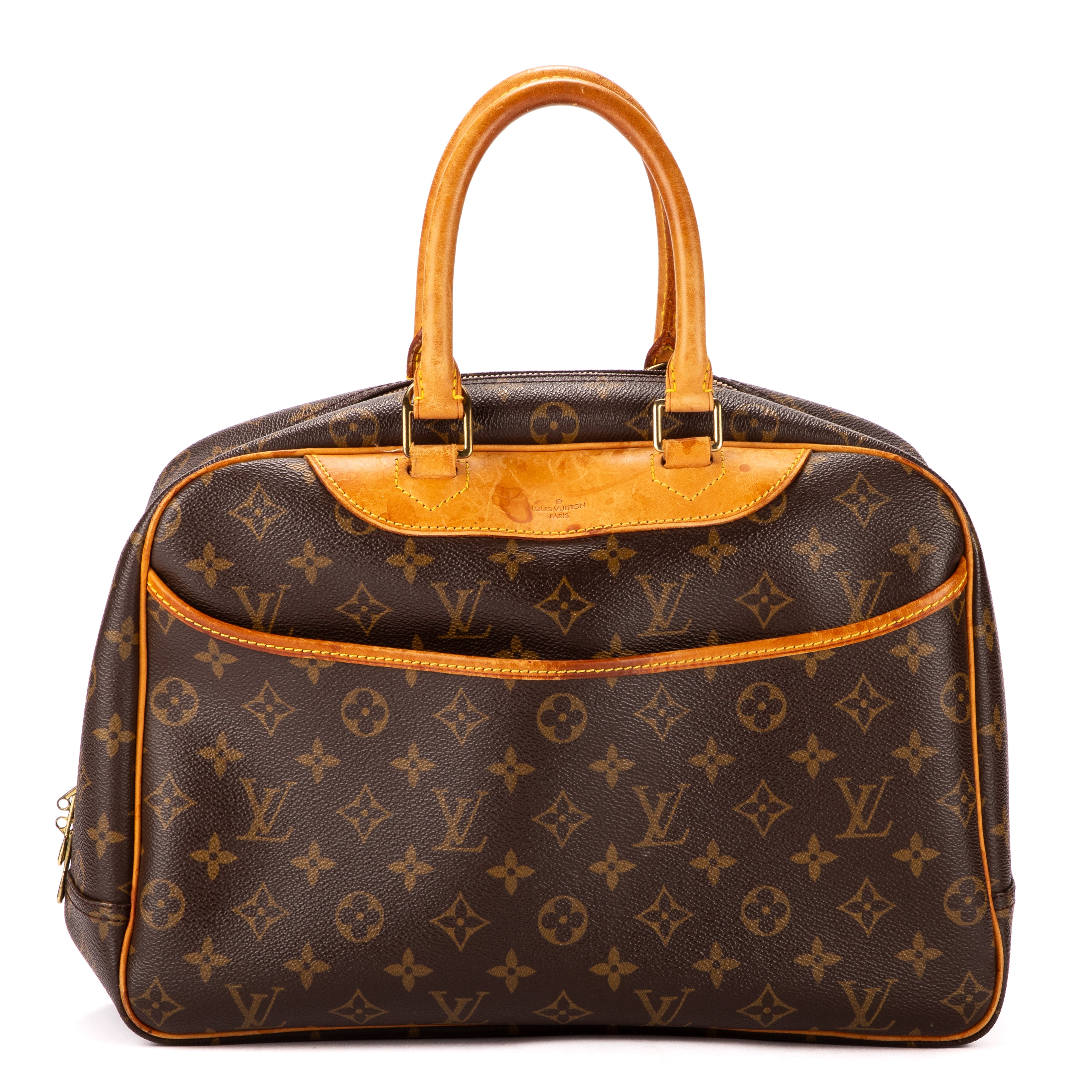 Handbag Deauville Brown Monogram Canvas