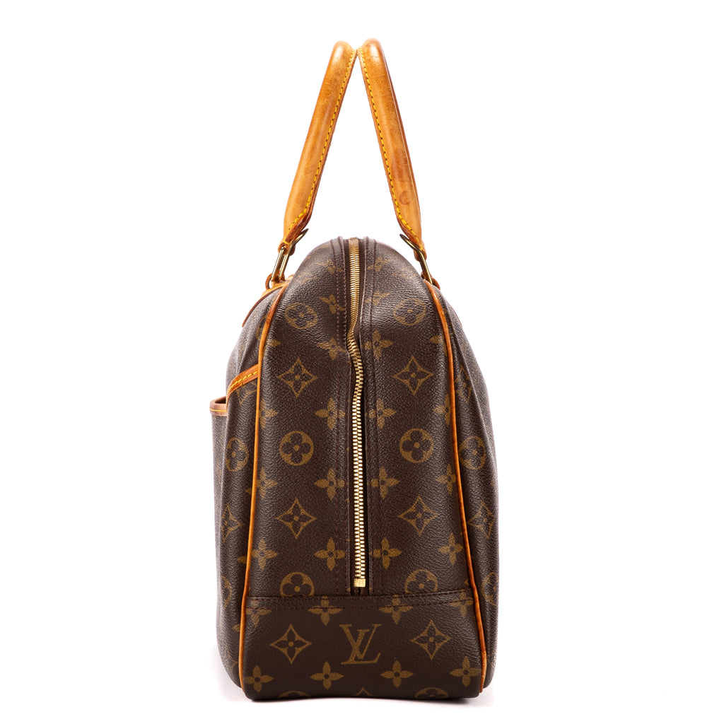Handbag Deauville Brown Monogram Canvas