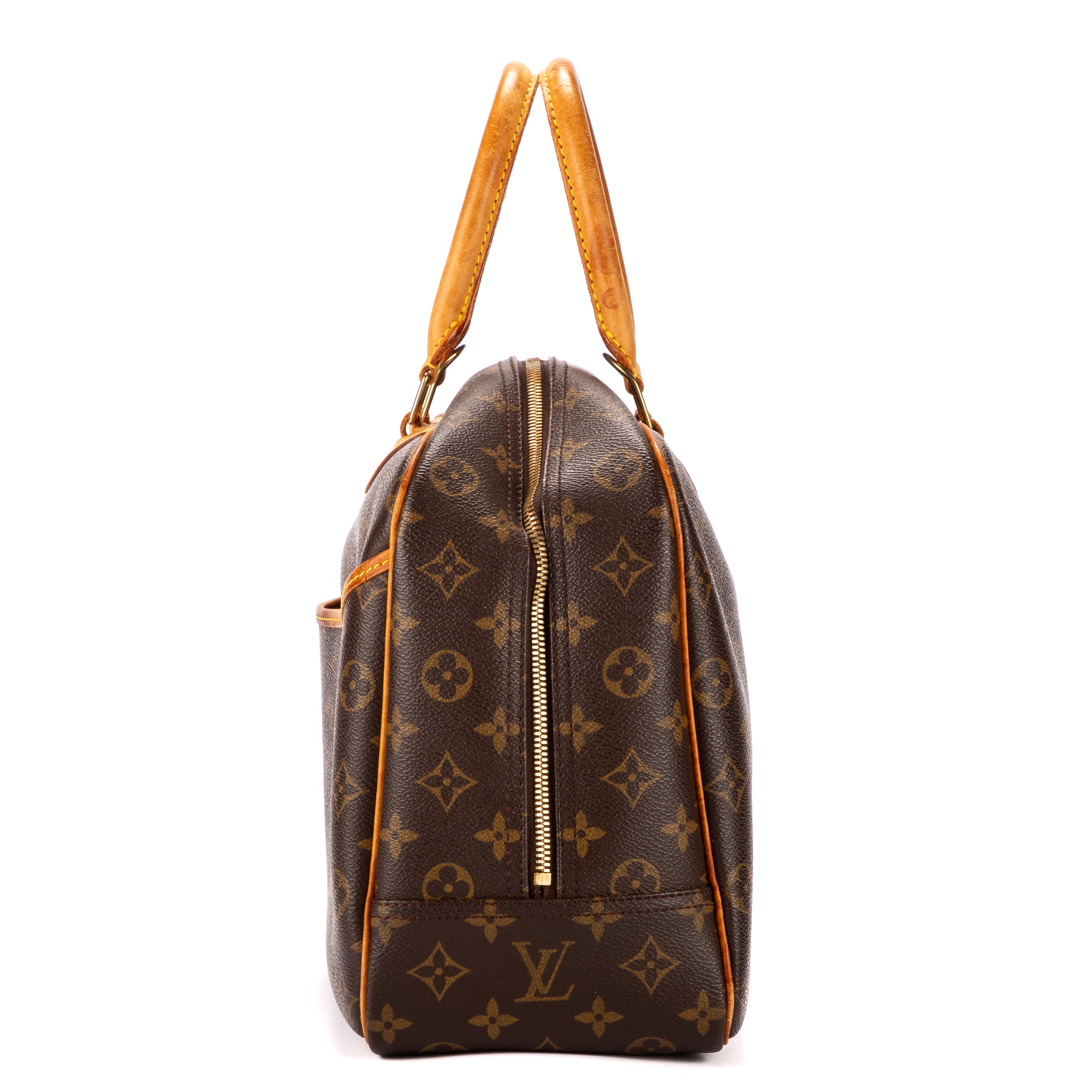 Handbag Deauville Brown Monogram Canvas
