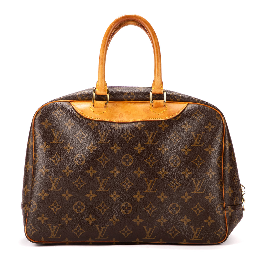 Handbag Deauville Brown Monogram Canvas