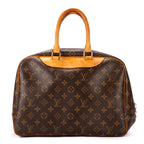 Handbag Deauville Brown Monogram Canvas