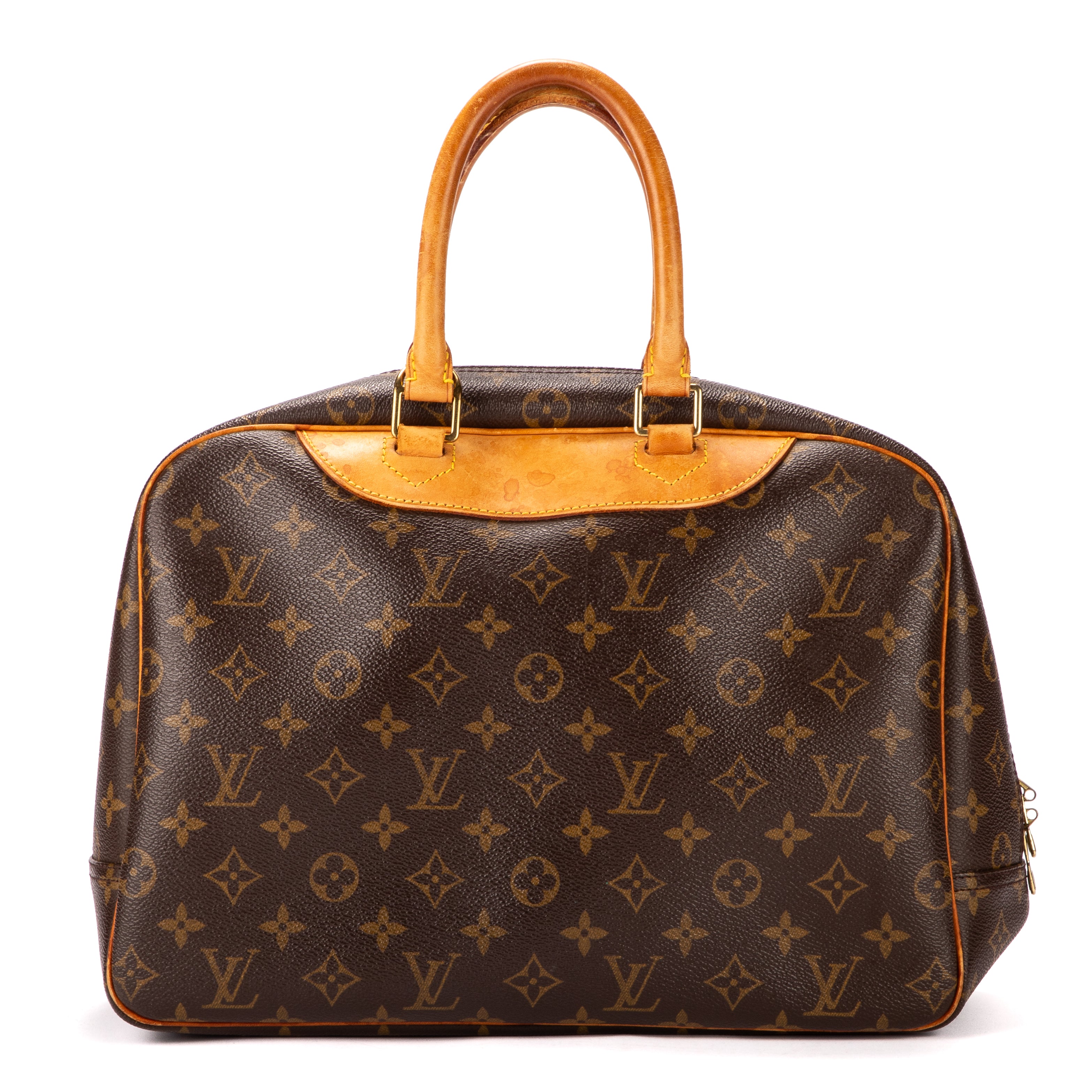 Handbag Deauville Brown Monogram Canvas