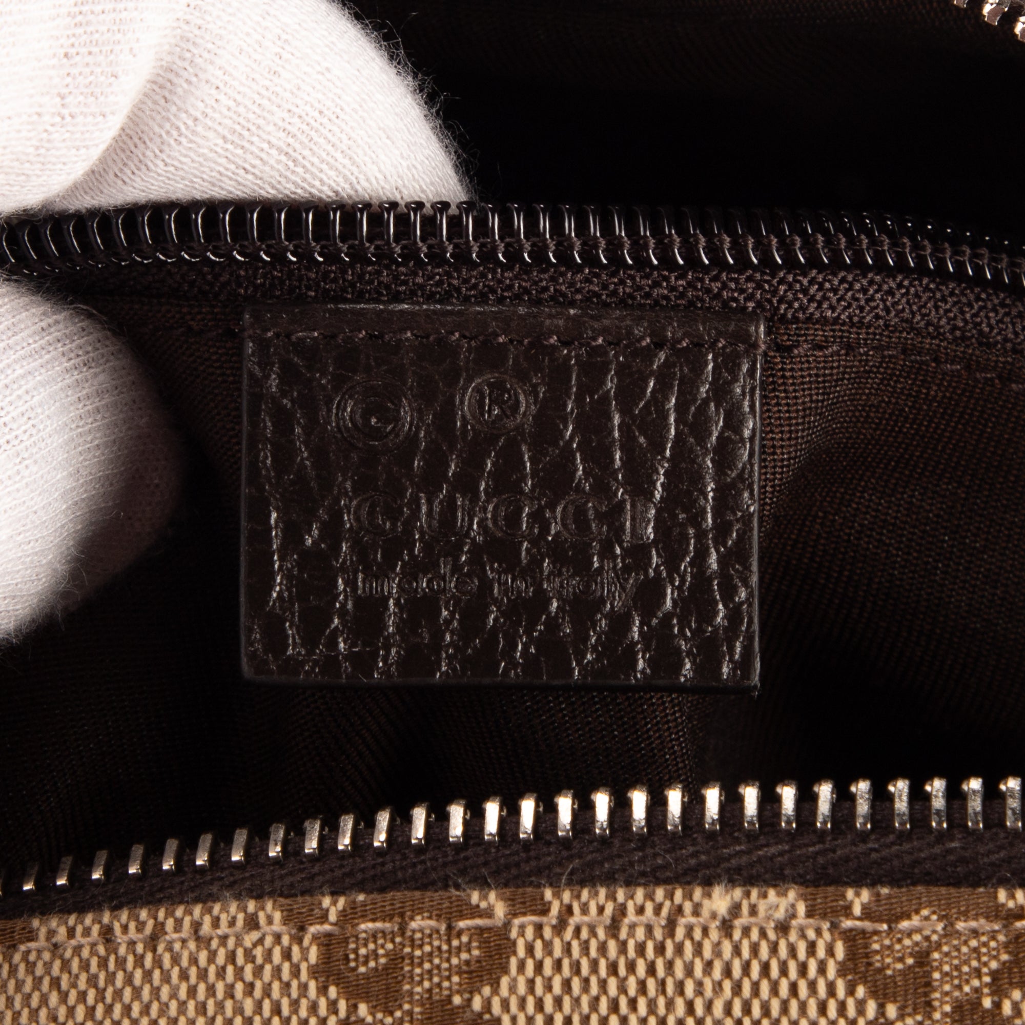 Sac bandoulière messager toile monogramme beige