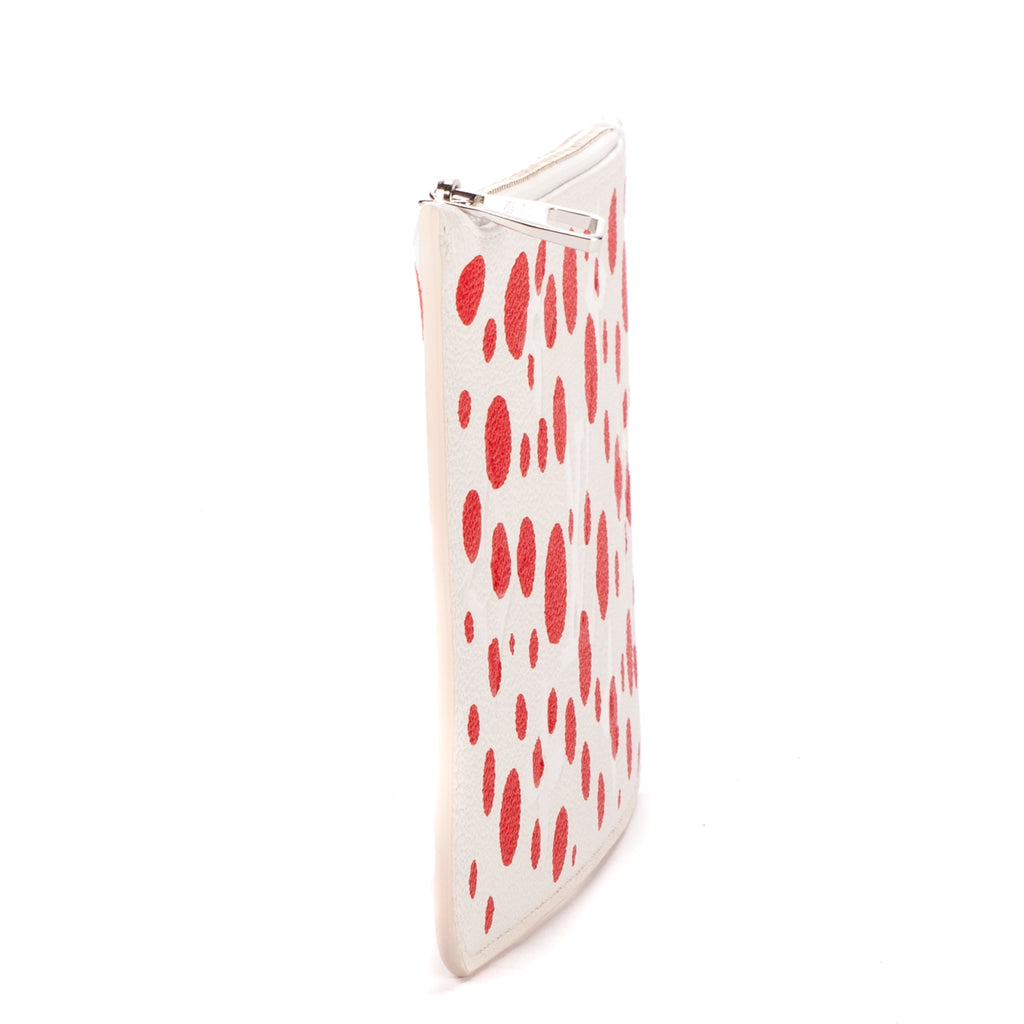Pouch Ltd. Ed. Yayoi Kusama Infinity Dots Neverfull Pouch White Monogram Empreinte Infinity Dots
