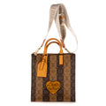 Handbag Ltd. Ed. Virgil Abloh Nigo Stripes Sac Plat Brown Monogram Stripes