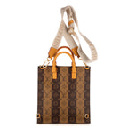 Handbag Ltd. Ed. Virgil Abloh Nigo Stripes Sac Plat Brown Monogram Stripes