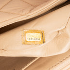 Shoulder Bag Timeless flap Jumbo Beige Calfskin Leather