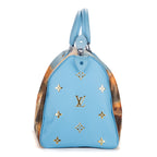 Handbag Ltd. Ed. Jeff Koons Masters Collection Turner Speedy 30 Blue Masters Collection Turner Printed Canvas