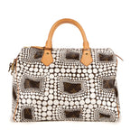 Handbag Ltd. Ed. Yayoi Kusama Town Speedy 30 Brown Monogram Dots
