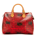 Handbag Ltd. Ed. Yayoi Kusama Infinity Dots Speedy 30 Brown Monogram Dots
