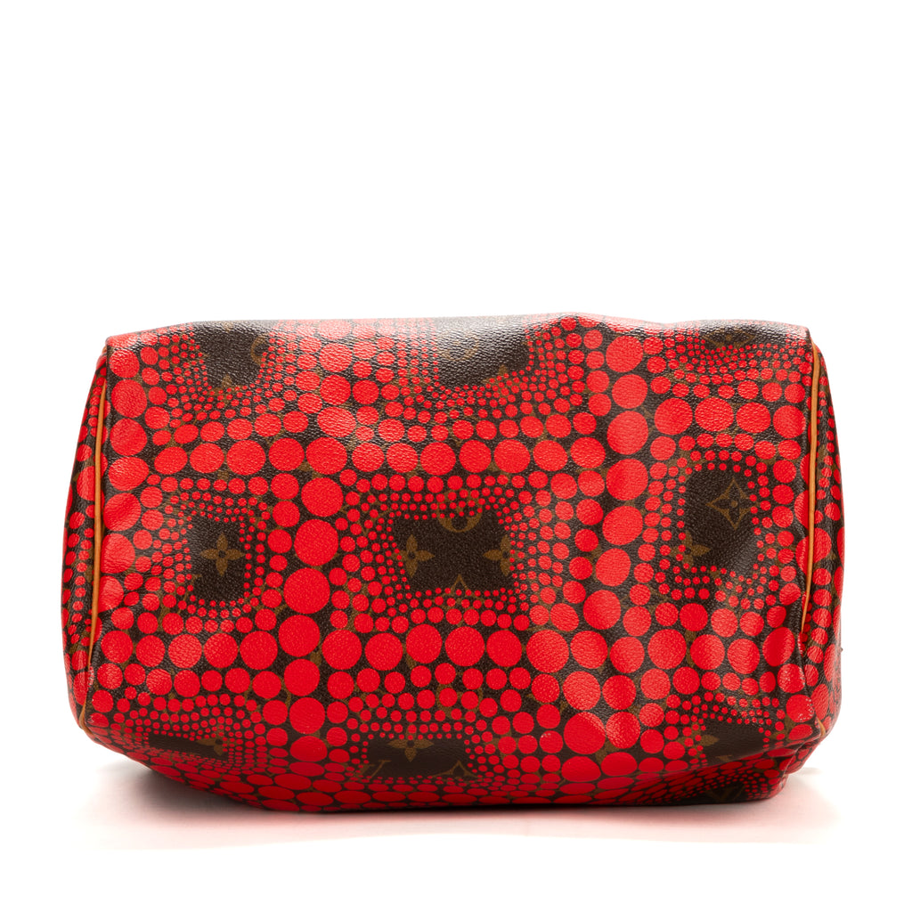 Handbag Ltd. Ed. Yayoi Kusama Infinity Dots Speedy 30 Brown Monogram Dots