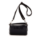 Shoulder Bag Dior Roller Mini Navy Cowhide leather Silver AA Mini Navy Cowhide Leather