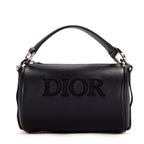 Shoulder Bag Dior Roller Mini Navy Cowhide leather Silver AA Mini Navy Cowhide Leather
