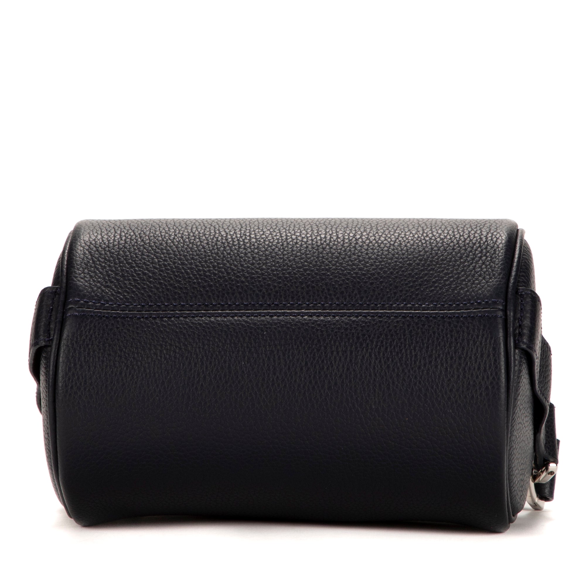 Shoulder Bag Dior Roller Mini Navy Cowhide leather Silver AA Mini Navy Cowhide Leather