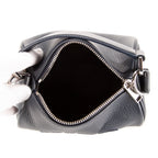Shoulder Bag Dior Roller Mini Navy Cowhide leather Silver AA Mini Navy Cowhide Leather