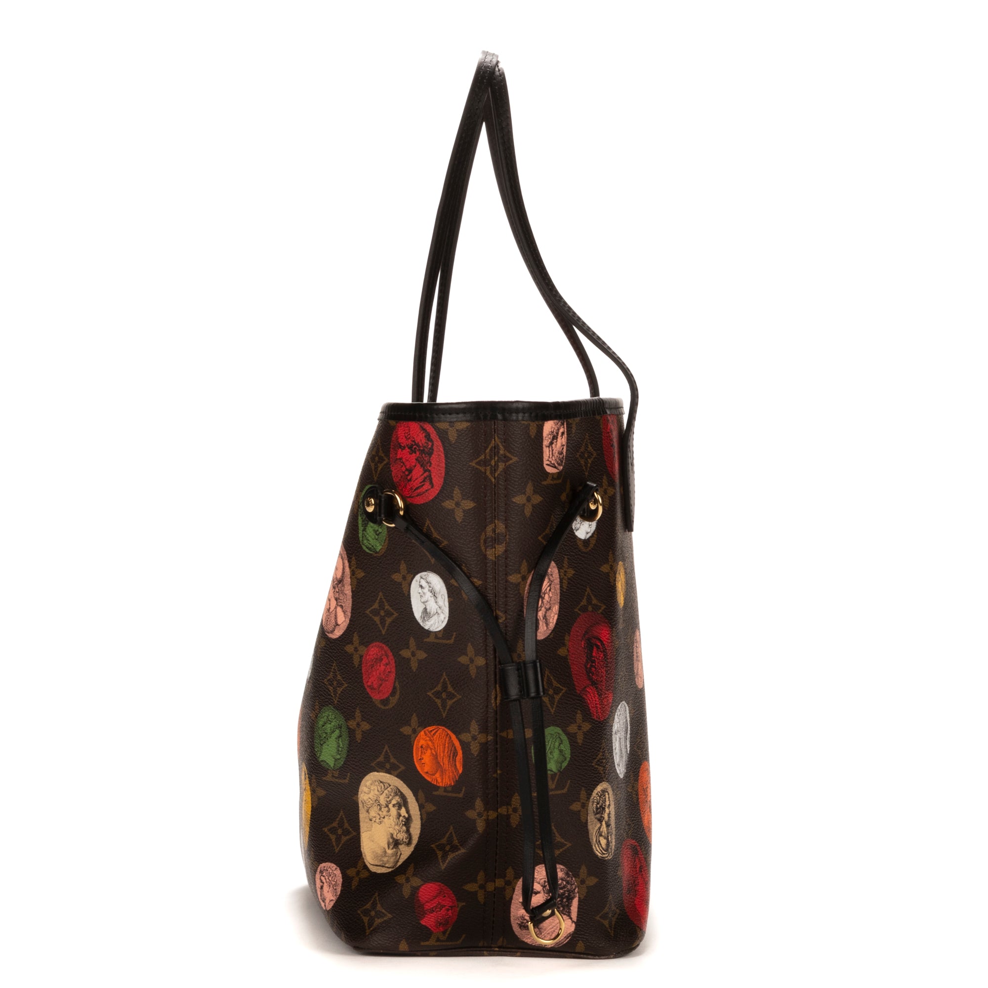 Shoulder Bag Ltd. Ed. Fornasetti Neverfull MM Brown Monogram Fornasetti