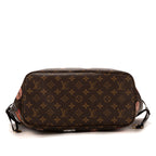 Bolso de hombro edición limitada Fornasetti Neverfull MM Monogram marrón Fornasetti