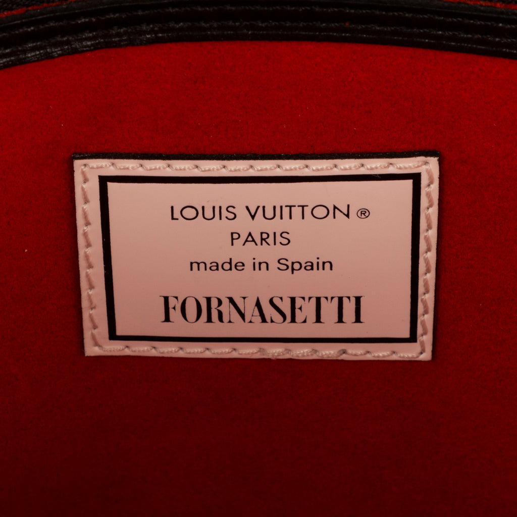 Bolso de hombro edición limitada Fornasetti Neverfull MM Monogram marrón Fornasetti