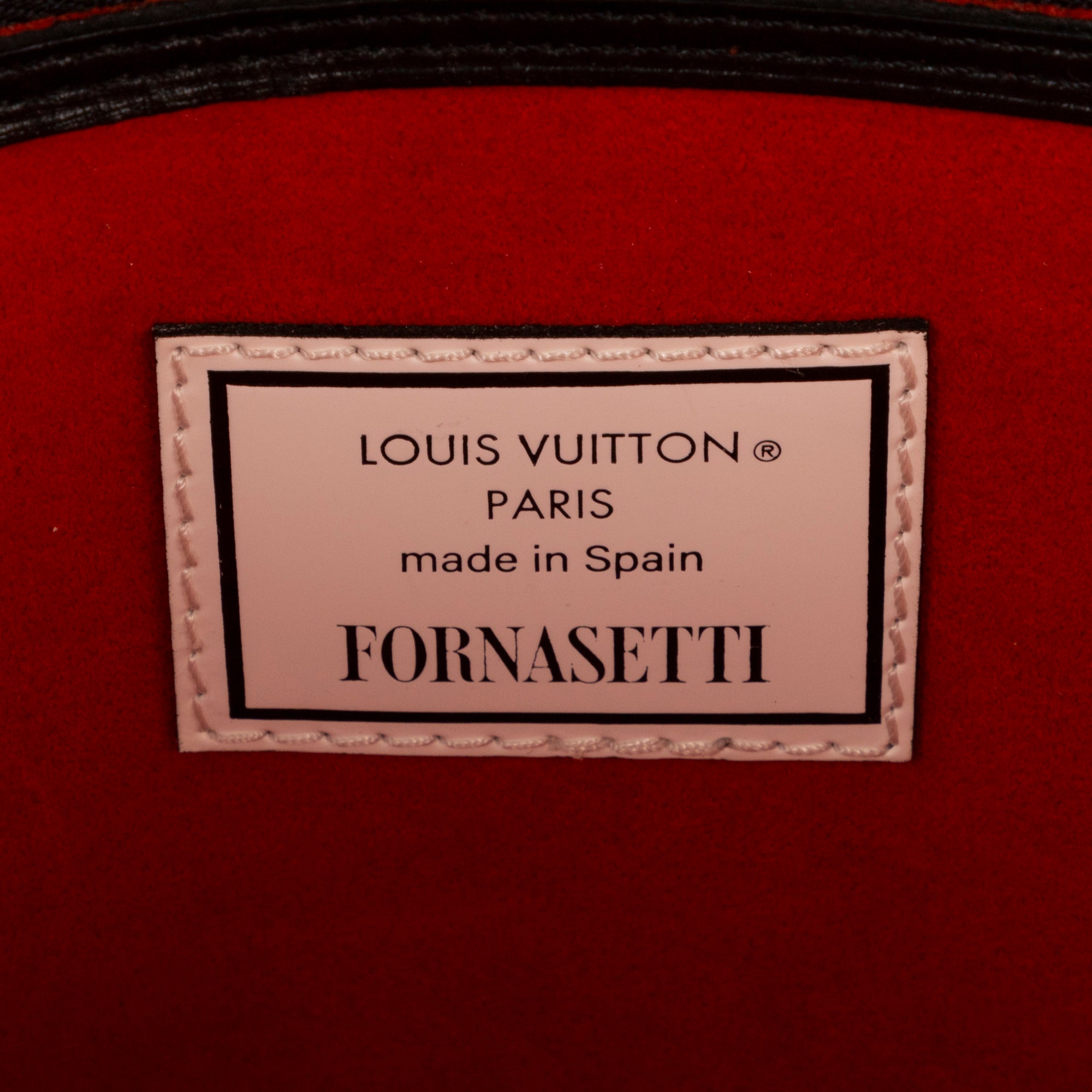 Bolso de hombro edición limitada Fornasetti Neverfull MM Monogram marrón Fornasetti