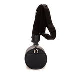 Bolso de hombro Dior Atelier Roller Piel de vacuno azul marino Plateado AA Piel de vacuno azul marino