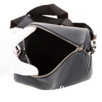 Bolso de hombro Dior Atelier Roller Piel de vacuno azul marino Plateado AA Piel de vacuno azul marino