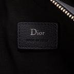 Bolso de hombro Dior Atelier Roller Piel de vacuno azul marino Plateado AA Piel de vacuno azul marino