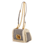Dior - Édition limitée Shearling Caro - Gris/Ivoire