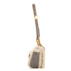 Dior - Édition limitée Shearling Caro - Gris/Ivoire