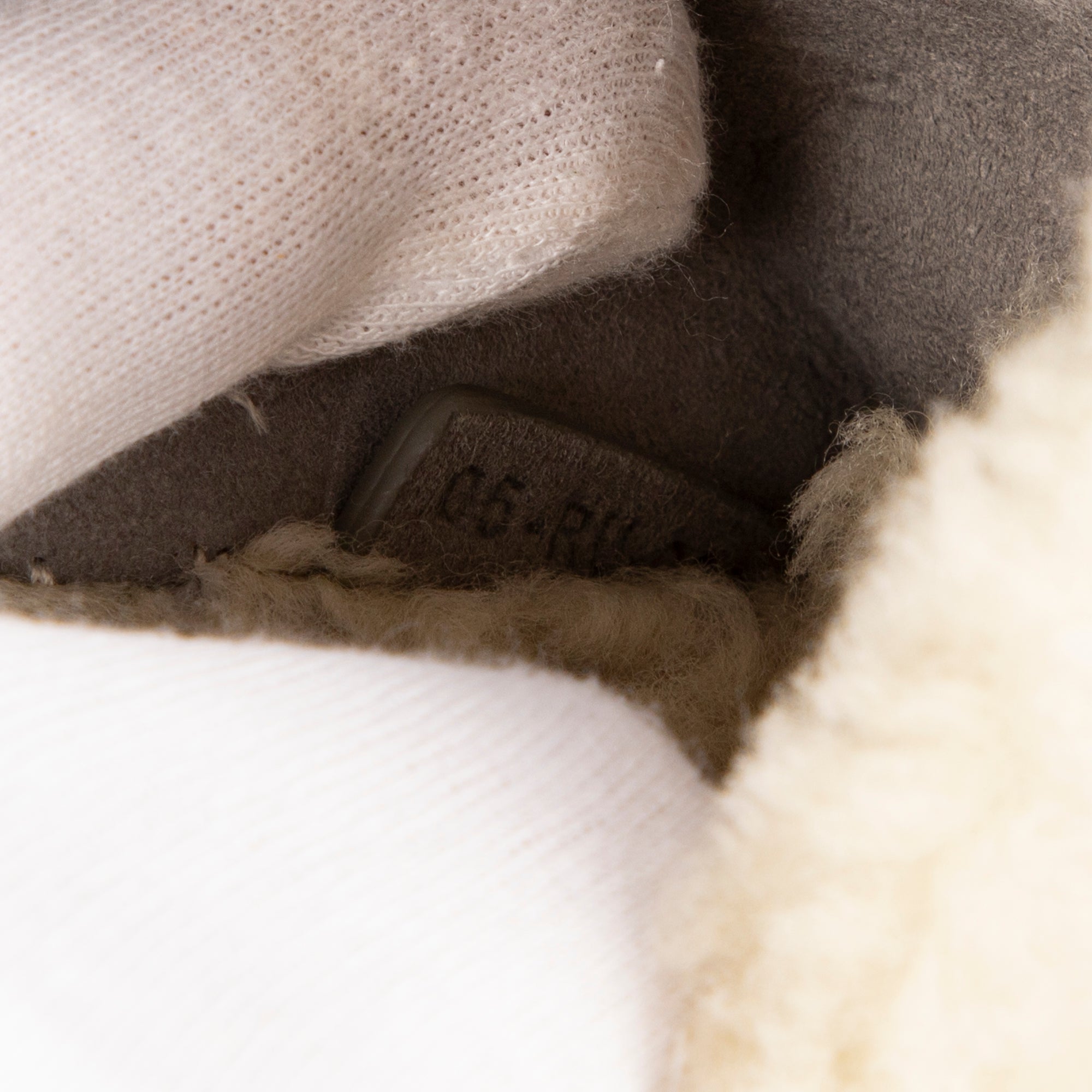 Dior - Édition limitée Shearling Caro - Gris/Ivoire