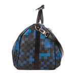 Travel Bag Ltd. Ed. Pixel Keepall Bandouliere 50 Graphite Damier Graphite with Blue Pixels