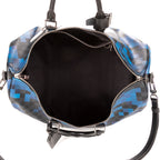 Travel Bag Ltd. Ed. Pixel Keepall Bandouliere 50 Graphite Damier Graphite with Blue Pixels