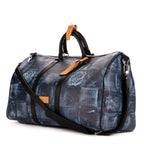 Travel Bag Ltd. Ed. Salt Keepall Bandouliere 50 Blue Damier Salt