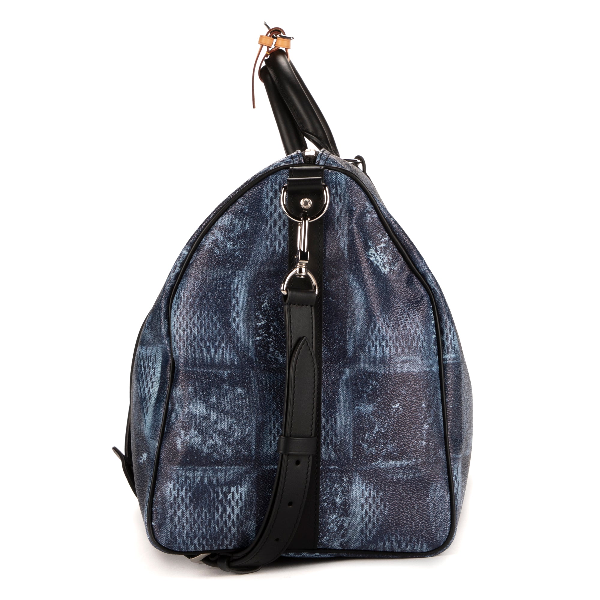 Travel Bag Ltd. Ed. Salt Keepall Bandouliere 50 Blue Damier Salt
