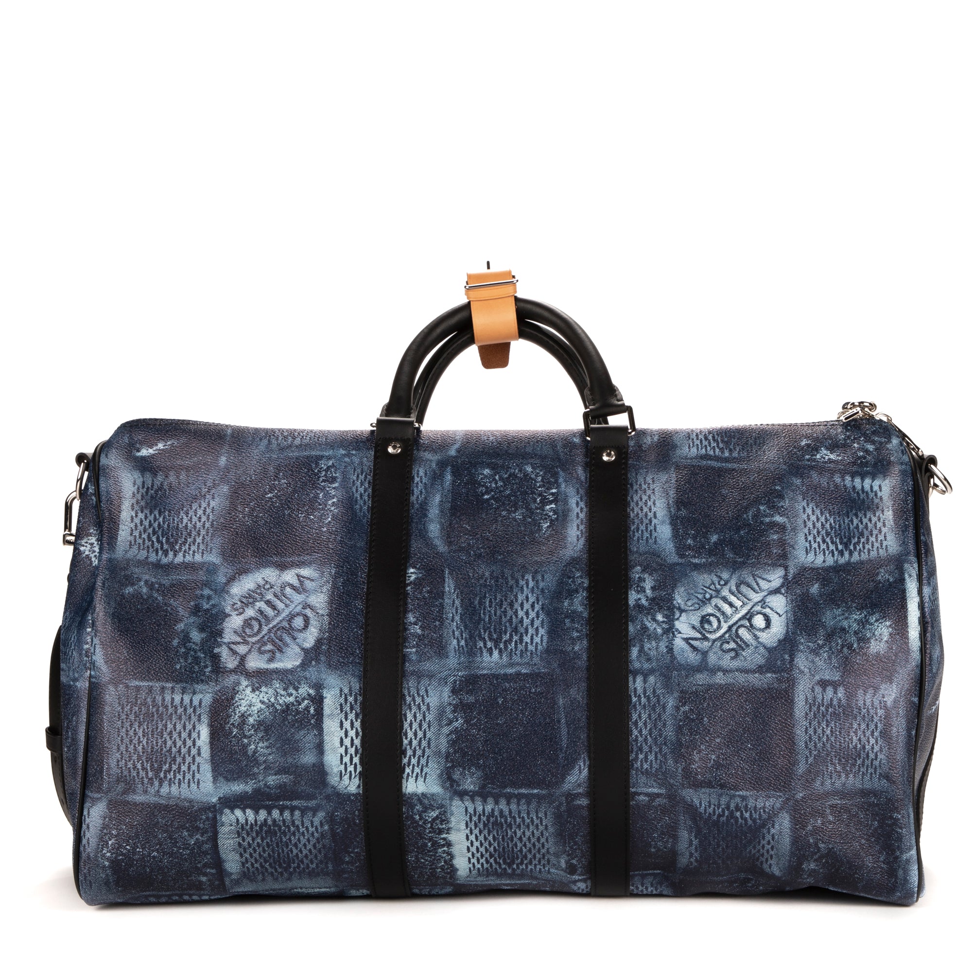 Travel Bag Ltd. Ed. Salt Keepall Bandouliere 50 Blue Damier Salt