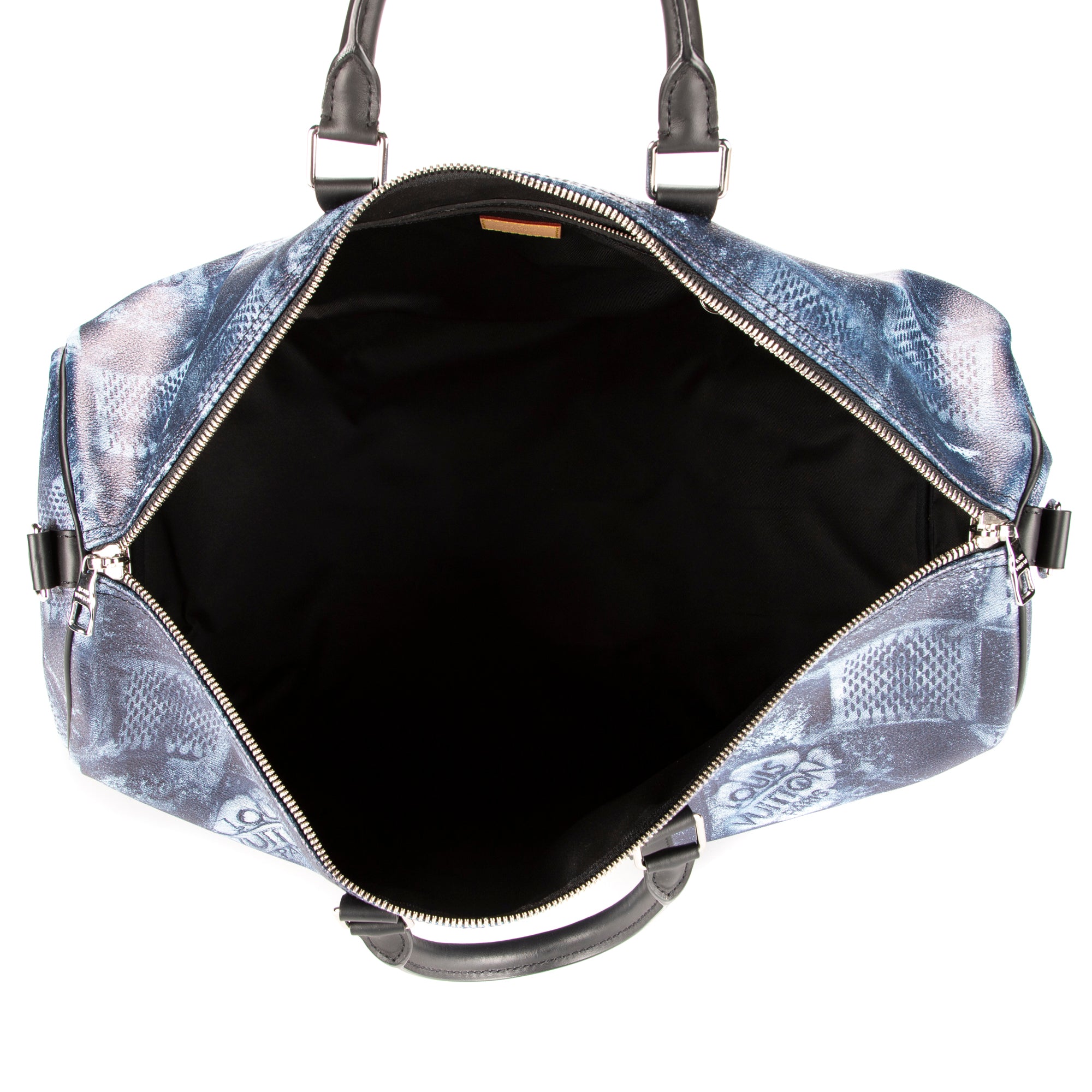 Travel Bag Ltd. Ed. Salt Keepall Bandouliere 50 Blue Damier Salt